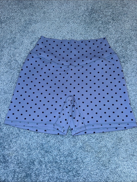 P'tula Pants - P'tula High-Waist Polka Dot Bike Shorts